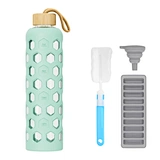 Reusable water bottle glass for sustainable living